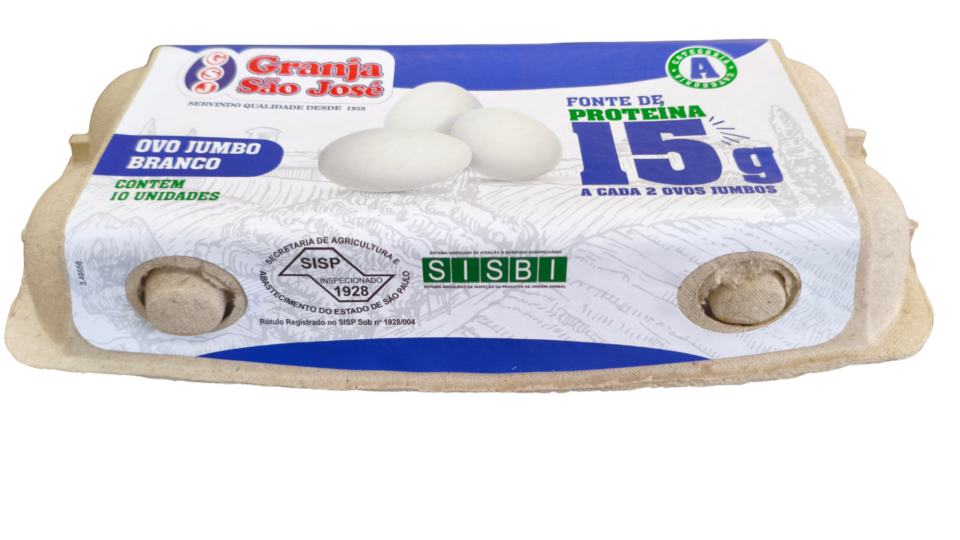 Ovo Jumbo Branco Granja São José